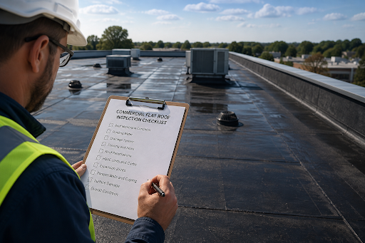 Commercial Flat Roof Inspection Checklist
